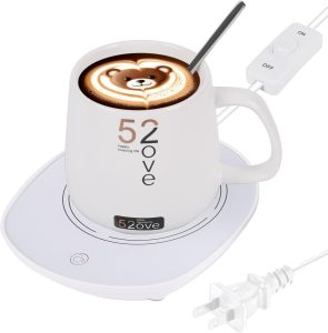 Coffee Mug Warmer with Mug Set